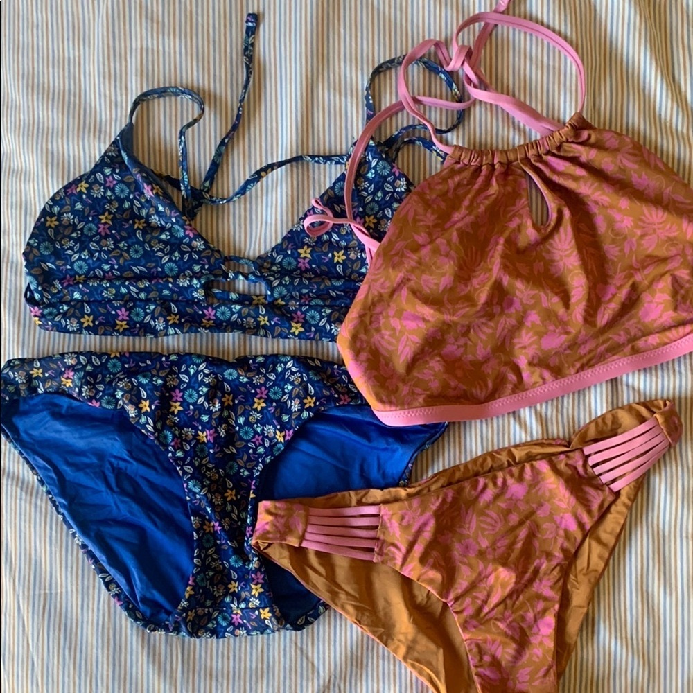 Set of 2 Patagonia Floral Bikinis